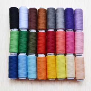 [mejor Jardín] juego de hilos de coser con 24 colores diferentes, hilo de coser de alta calidad, hilo de coser, hilo de coser, fabricado en