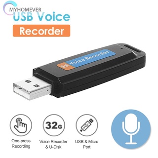 myhome sk001 profesional recargable u-disk portátil usb digital audio grabadora de voz (2)