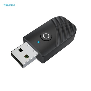 Thelakesa USB compatible con Bluetooth 5.0 adaptador 3 en 1 receptor de Audio transmisor 3,5 mm AUX estéreo
