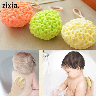 bebé niños esponja bola de baño en forma de panal cepillos de ducha suministros de limpieza corporal