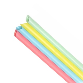 LUCIAN 100pcs Drinking Straws Disposable Party Supplies Tableware Milkshake Household Multicolor Plastic Bubble Tea Bar Tools/Multicolor (9)