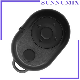 [SUNNIMIX] Portátil Bluetooth cámara obturador de Control remoto inalámbrico Selfie botón Clicker para fotos Videos