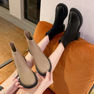 Skinny Martin botas de mujer zapatos 2021 nuevo otoño estilo Chelsea botas de cuero suave botas cortas primavera y otoño botas individuales