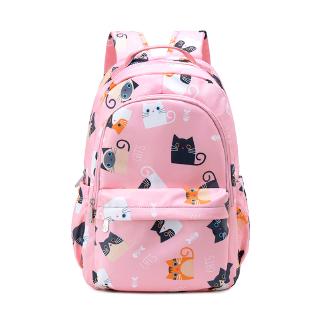 Etaishow impermeable Kawaii gato impresión mochila mujeres estudiantes de la escuela mochila pulgadas portátil lindo Bookbag niñas
