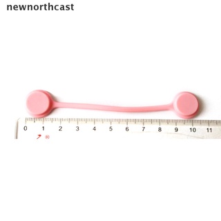 [newnorthcast] cable de auriculares enrollador de cable organizador magnético para auriculares