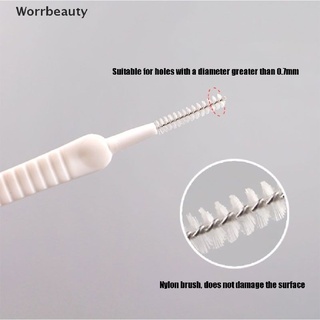 worrbeauty 50 pzs cepillo de limpieza antiobstrucción reutilizable mini cepillos para baño herramientas co