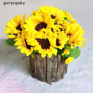 [gvrycqoky] 1 pieza creativo de navidad decoración de navidad flor seca embalaje de corteza barril cubo