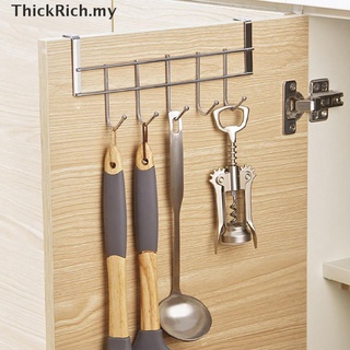 [thickrich] 5 ganchos de Metal para cocina, puerta, armario, suministros de almacenamiento, toallero, soporte MY