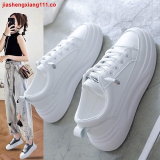 ❃✑Little white shoes female summer and autumn net red board shoes Korean version of the wild explosion models 2021 new old sports white shoes tide shoes