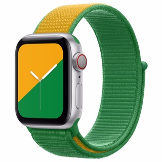 correa internacional de nylon de color para apple watch band series 7 6 se 5 4 3 2 1 iwatch 45mm 41mm 44mm 40mm 42mm 38mmsmartwatch international loop sports bracelet watch (3)