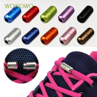 Wowowo 1 Par de agujetas coloridas/modernas con cordones/hebilla multicolor
