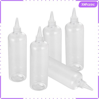 [xmfcpjnc] 5 paquetes vacíos tinte para el cabello color pegamento aplicador acondicionador botellas de almacenamiento
