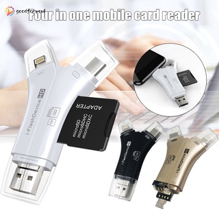 4 En 1 i-Flash Drive USB Micro SD/TF Lector De Tarjetas De Memoria Adaptador Para Teléfono Universal