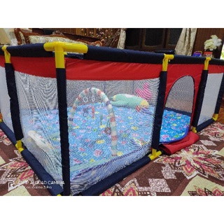 Material de seguridad de gama alta de los niños de juego de la valla de bebé interior de rastreo de la cerca del bebé de seguridad del hogar niño parque de atracciones juguete (9)