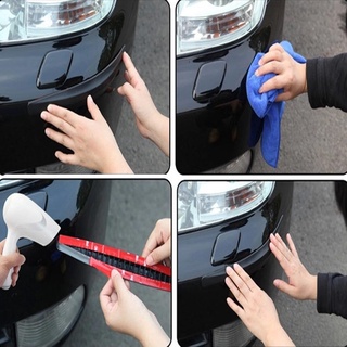 1 Pair Rubber Car Bumper Protector Guard Corner Strip Sticker Auto Body Protector