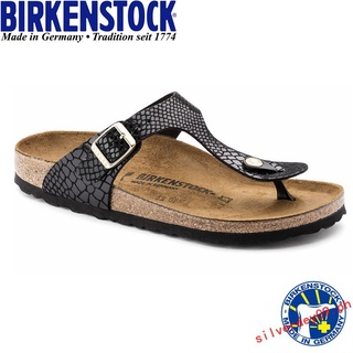 birkenstock gizeh corcho de cuero sandalias de cuña para hombres y mujeres zapatillas