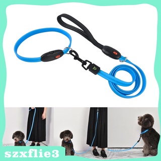 [SHASHA] Correa LED Para Perros 3 Modos Intermitentes USB Recargable Cachorro Plomo Y Para Mascotas Cuerda De Seguridad Nocturna