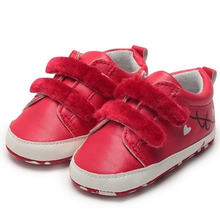 PU Leather Magic Tape Soft Sole Baby Boys Girls Shoes Spring Fashion Shoes
