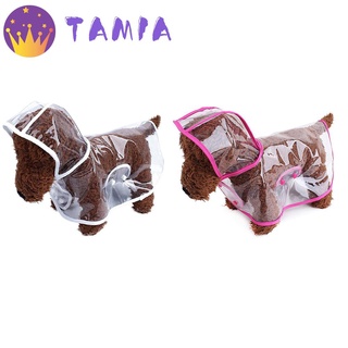 TAMIA-Impermeable Transparente Para Mascotas , Transpirable , A Prueba De Viento , Para Perros , Cachorro ,