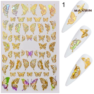 maxmin calcomanía de uñas en forma de mariposa accesorios de manicura para mascotas diy manicura uñas calcomanía (8)