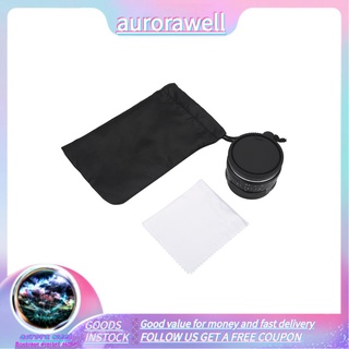 Aurorawell 35mm F1.7 apertura Manual Prime Lens APS-C accesorio para Sony SLR E Mount