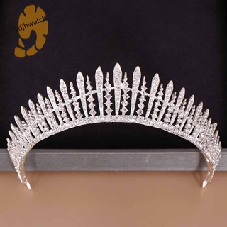 Gorgeous Silver Crystal Bridal Tiara Crown Bride Headbands Women Prom Hair Ornaments Wedding Hair Jewelry Accessories