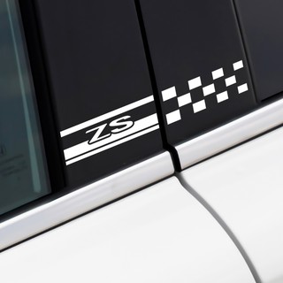 2 pegatinas de estilo de coche para ventana B pilares para MG ZS MG 3 MG 5 MG 6 MG 7 GT HS HECTOR accesorios coche decoración corporal calcomanía (6)