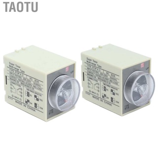 Taotu Power On Timer Delay Quick Reset Adjustable Time Relay Accessory Durable for DIY