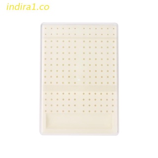 indira1 168 agujeros dental bur block titular autoclave esterilizador caso desinfección caja nuevo
