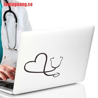[lantuguang]pegatina de coche en el corazón de una enfermera Doctor estetoscopio amor Re (1)