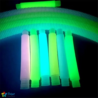 Tubo Luminoso Pop Fidget Juguetes Sensorial Descompresión De Dedo Squishy/Sensory Tube Alivia La Inquietud/Pequeño Y Grande Mejor Regalo De Navidad