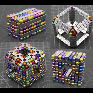 【sabaya】 216Pcs 3mm Magic Block Puzzle Magnetic Ball Cube Children Early Education Gift (5)