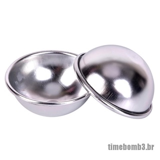 [Timebomb3] 6 pzs/3pzas/3 unidades De Bomba De baño De aleación De aluminio/forma De Bola/herramienta De baño/diy (2)