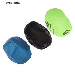 [loveoionia] cubierta de casco de bicicleta reflectante impermeable a prueba de viento casco de bicicleta cubierta de lluvia gdrn