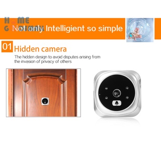（Superiorcycling) 2.4 inch Digital Doorbell LCD Screen Video Peephole Viewer Smart Home Door Bell
