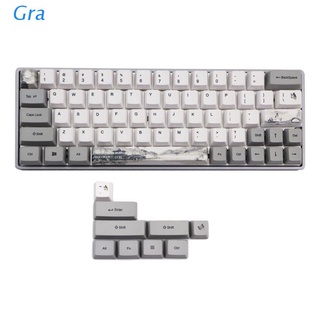 Gra 61+11 OEM PBT Keycaps Full Set Mechanical Keyboard Keycaps PBT Dye-Sublimation Cherry Keycaps