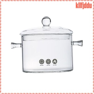 Kllfjddu 1 pza tazón De vidrio Transparente con mango Lateral/Mini utensilios De cocina Para ensalada