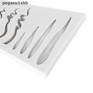 pegasu1shb molde de silicona en forma de pelo fondant para pastel de chocolate utensilios para hornear