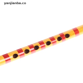 (nuevo) 1 instrumento musical de bambú de flauta profesional hecho a mano para estudiantes principiantes [yanjianba]