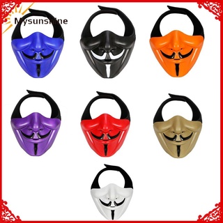 Máscaras V para Vendetta máscara anónimo Guy Fawkes Cosplay máscaras de Halloween (6)