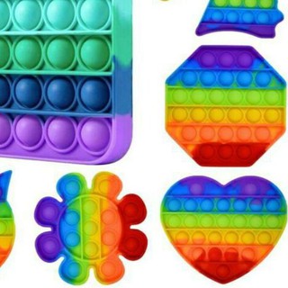 ♦ () Pop It arco iris juguetes de niños/Pop It arco iris Color/Pop It arco iris juguetes de niños ❋