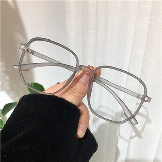 Expen gafas ópticas de moda gafas grandes cuadradas bloqueo gafas de resina macho femenino coreano gafas de ordenador gafas transparentes gafas de Multicolor (5)