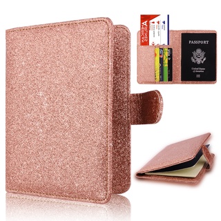 Bst Shiny pasaporte titular cartera RFID bloqueo caso para pasaporte cubierta de viaje caso (8)