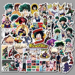 Juntishen 50 pzs my hero Academia Anime Boku no hero stickers