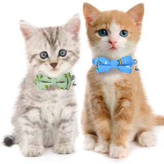 KEKAHUNA seguridad gatito Collar con pajarita y campana mascotas suministros productos Bowtie fruta patrón seguro perro suave Breakaway Collar (4)