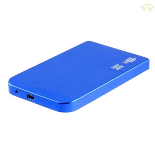 In USB SATA SSD HDD caja de disco duro 5Gbps 3TB USB SATA portátil caja de disco duro (azul)