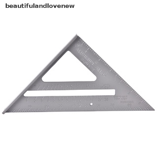 [hermoso y amor nuevo] aleación de aluminio velocidad cuadrada transportador inglete medición de encuadre carpintero (4)
