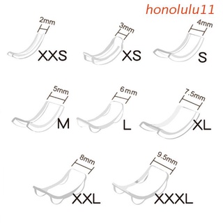 honolulu11 8 tamaños de silicona invisible anillo ajustador de tamaño reductor anillo tamaño tamaño ajustable cualquier anillo