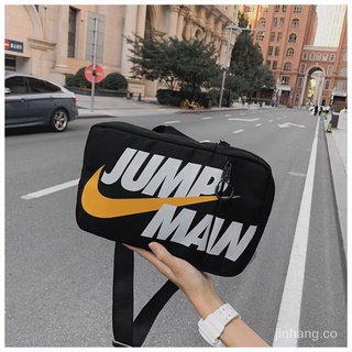 JCFS🔥Productos al contado🔥Air JORDAN AJ jump hombre bolsa de pecho hombre mujer crossbody one shouder sling bag pack beg 17*27cm