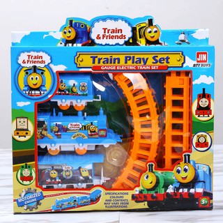 Coche aventura juguetes aventura coche pista de juguete niños Thomas pequeño tren riel conjunto eléctrico tren juguetes caja de regalo Pack de juguete de carreras